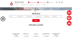 Desktop Screenshot of mitsuautomotores.com.mx